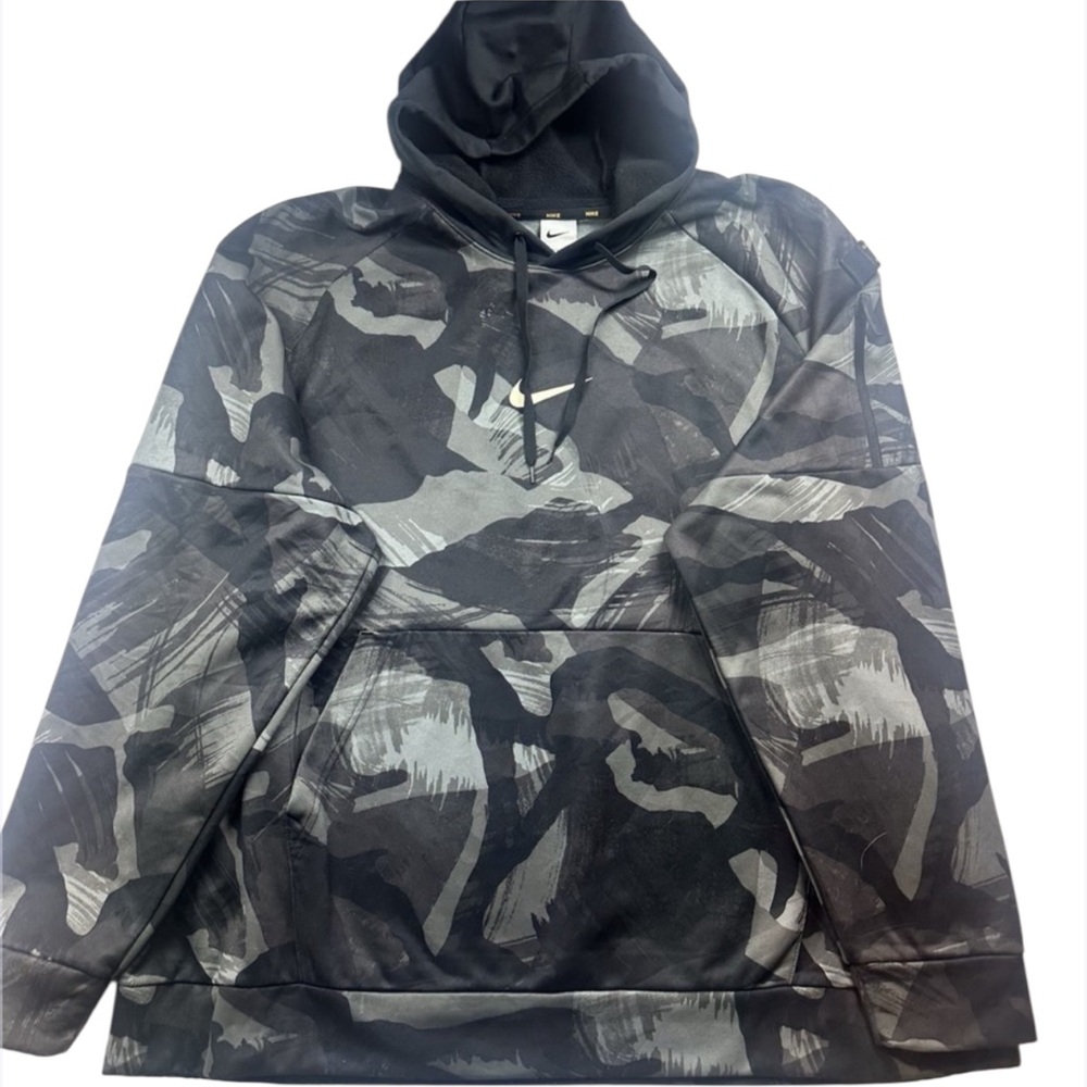 Nike Therma-FIT Camo Hoodie Men's‎ 3XL Tall Pullover Tactical Sweatshirt
